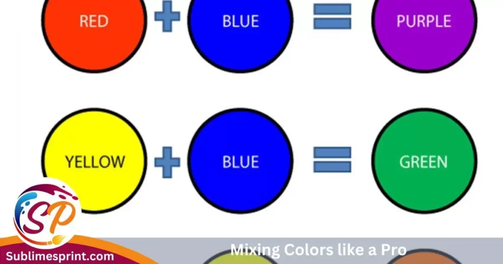 Mixing Colors like a Pro