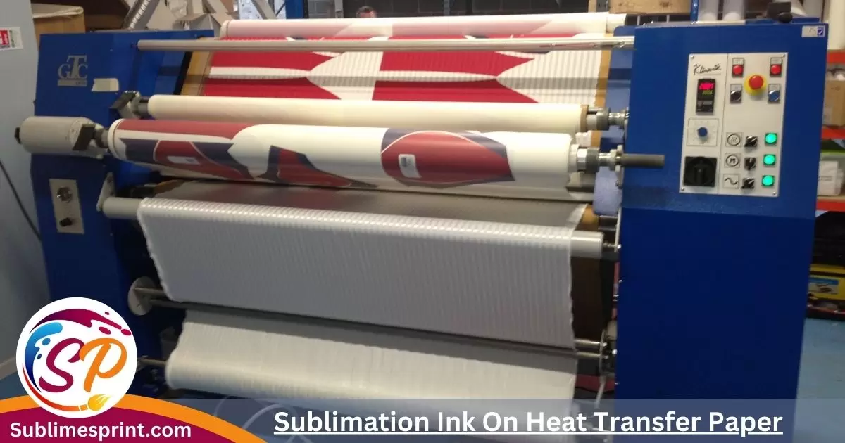 Sublimation Ink On Heat Transfer Paper