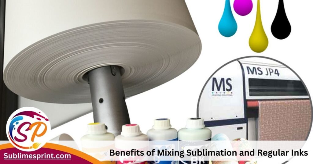 Benefits of mixing sublimation ink and regular ink