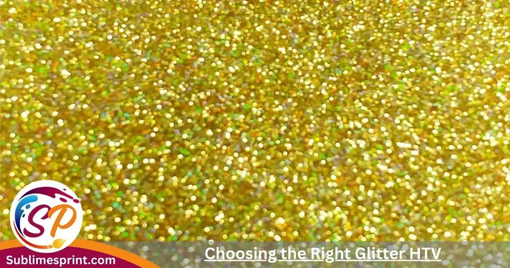 Choosing the Right Glitter HTV