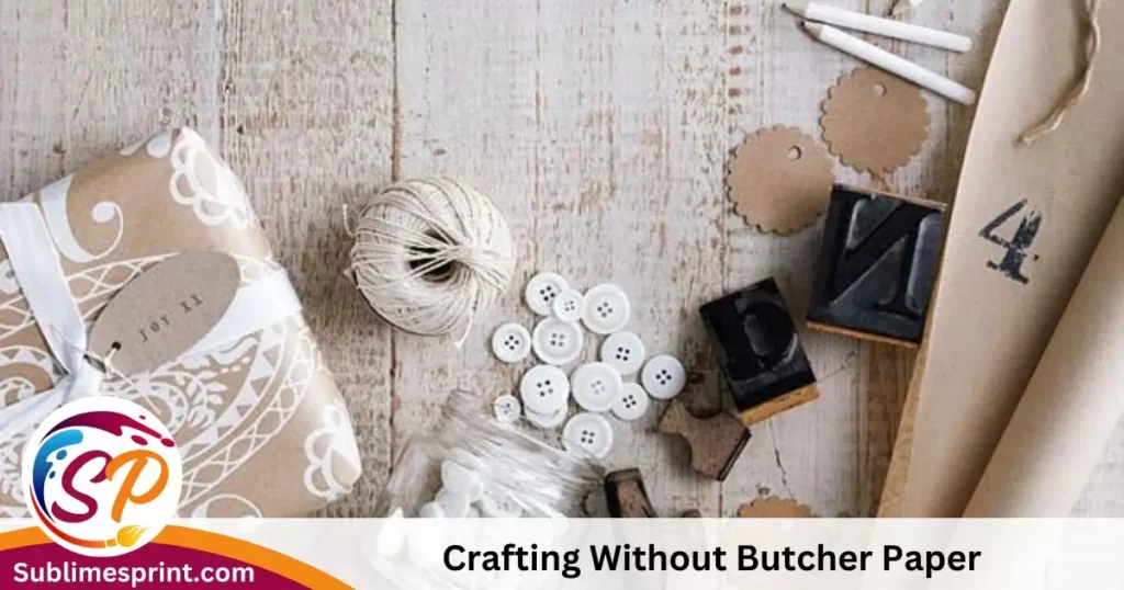 Crafting Without Butcher Paper