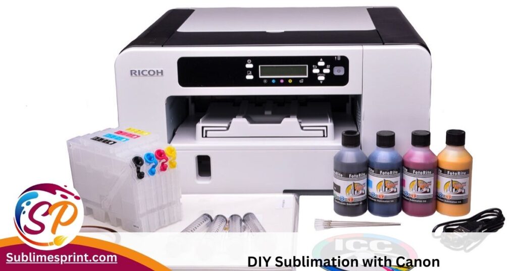 Diy sublimation with canon