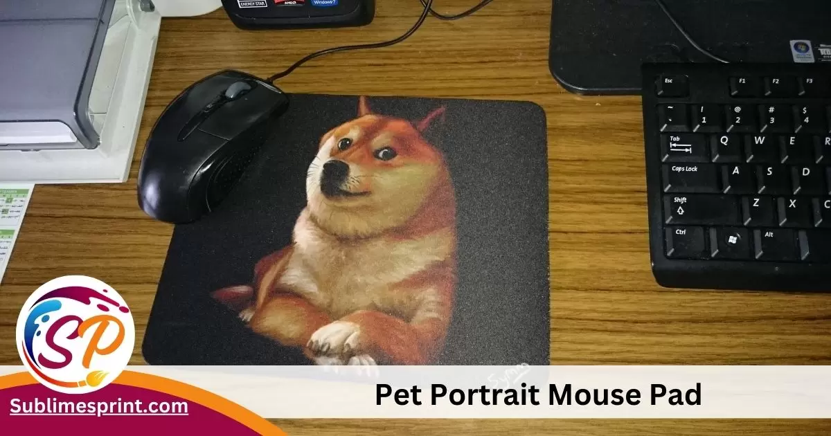 Pet Portrait Mouse Pad