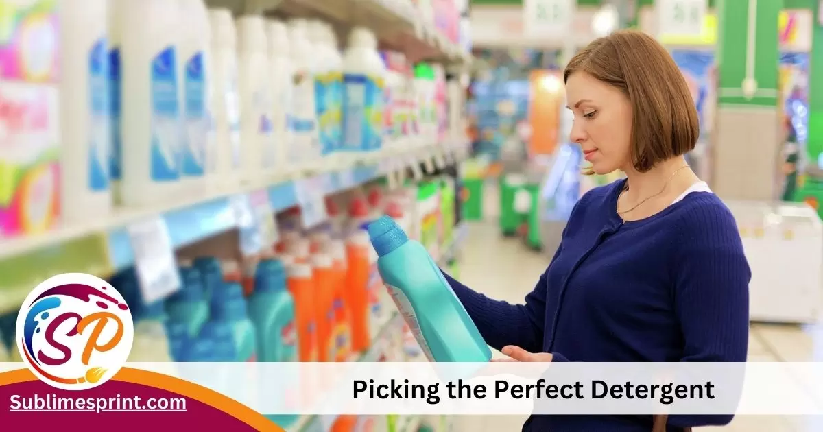 Picking the Perfect Detergent