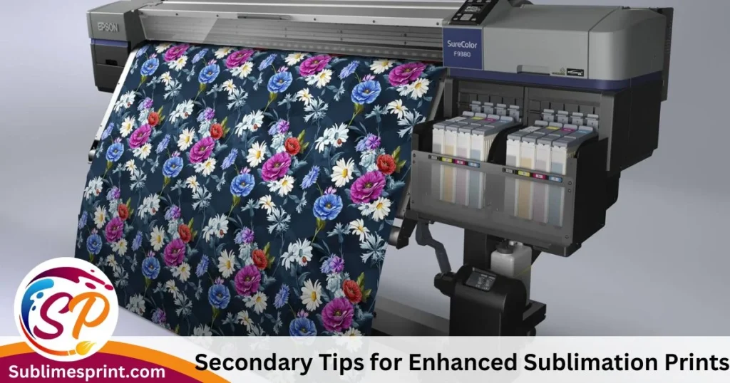 Secondary Tips for Enhanced Sublimation Prints