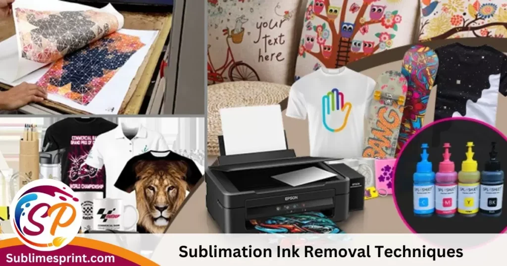 Sublimation Ink Removal Techniques