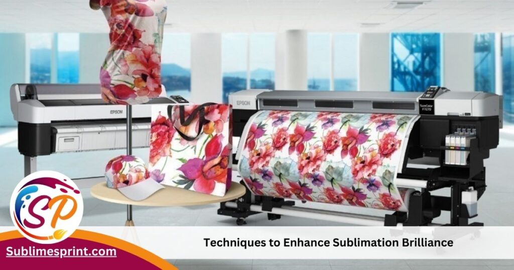 Techniques to enhance sublimation brilliance