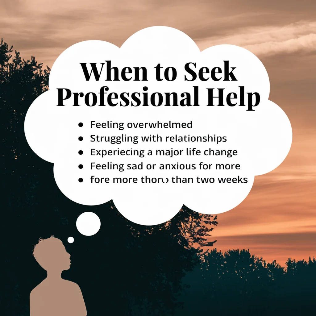 When to Seek Professional Help